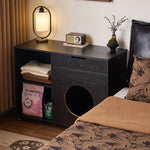 Load image into Gallery viewer, Modern Pet House Side Cabinet Wooden Storage End Table Multi Functional Design
