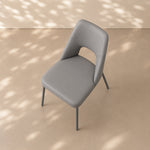 Load image into Gallery viewer, Ergonomic Hollow Back Microfiber Minimalist Kitchen Dining Side Chair 1 Piece
