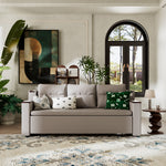 Load image into Gallery viewer, 83'' 3-Seater Pull-Out Sleeper Sofa with Storage &amp; USB Port
