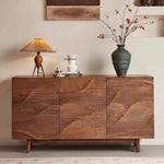 Load image into Gallery viewer, Modern Sideboard Wood 3-Door Cabinet Adjustable Shelves
