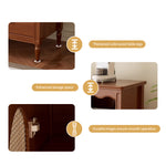 Load image into Gallery viewer, Walnut Sideboard with Rattan Arched Doors Ideal Storage Solution for Dining Room and Kitchen
