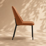 Load image into Gallery viewer, Ergonomic Hollow Back Microfiber Minimalist Kitchen Dining Side Chair 1 Piece
