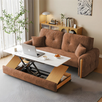 Load image into Gallery viewer, Modern Smart Sofa Bed with Built-in Electric Lift Coffee Table and Storage
