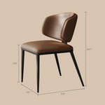 Load image into Gallery viewer, Set of 2 Modern Leather Accent Dining Chairs
