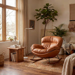 Load image into Gallery viewer, Rocking Accent Chair with Plush Cushioning
