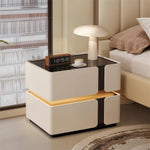 Load image into Gallery viewer, Smart Nightstand with Wireless Charging USB Ports &amp; Motion Sensor Light
