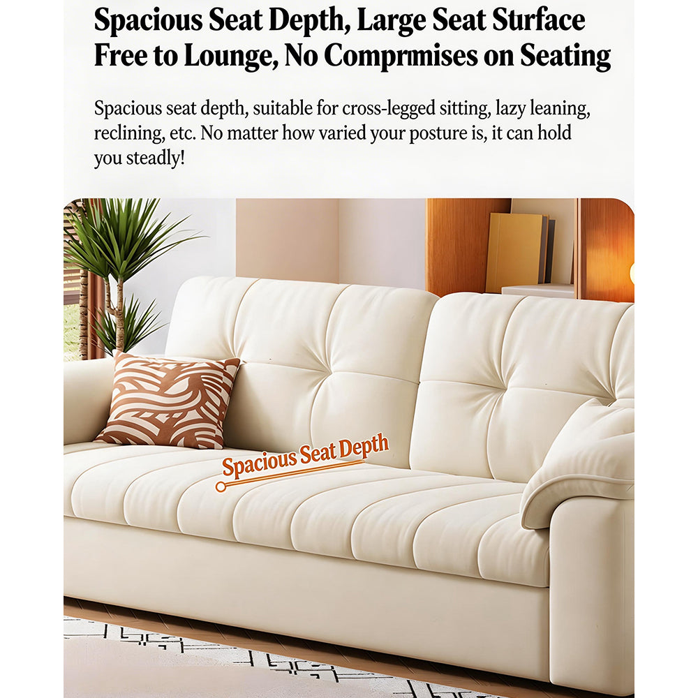 77.9'' Modern Velvet Storage Sofa Bed Pull Out Sleeper Couch with Hidden Storage Drawers Upholstered Convertible Sofa