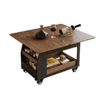 Load image into Gallery viewer, Lift Top Coffee Table with Hidden Storage and Rolling Wheels Modern Multifunctional Design for Living Room
