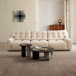 Load image into Gallery viewer, Modern Upholstered Sofa Movable Backrest Fabric Couch Minimalist Living Room Sofa
