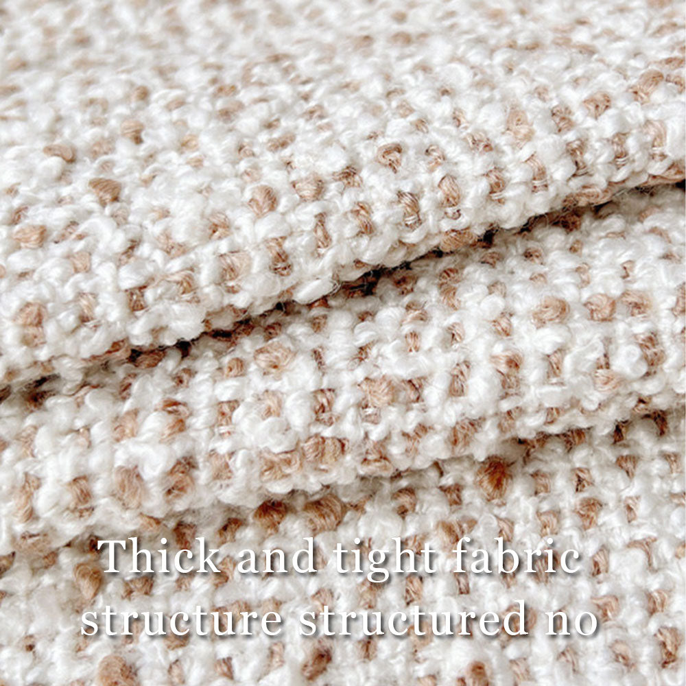 Modern Swivel Accent Chair Minimalist Bouclé Lounge Chair with Curved Upholstery