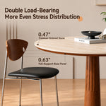 Load image into Gallery viewer, 31.49" Modern Round Meeting Table Walnut Wood Veneer Pedestal Base Compact Dining &amp; Conversation Table
