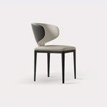 Load image into Gallery viewer, Modern Upholstered Dining Chair with Sculptural Curved Backrest 1 Piece
