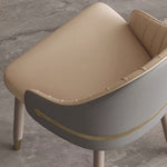 Load image into Gallery viewer, Set of 2 Modern Luxury Dining Chairs with Curved Backrest and Dual-Tone Upholstery
