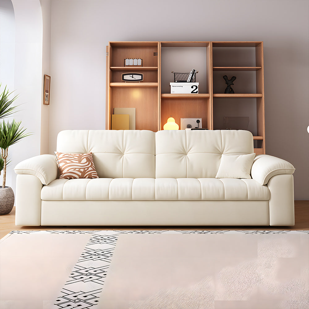 77.9'' Modern Velvet Storage Sofa Bed Pull Out Sleeper Couch with Hidden Storage Drawers Upholstered Convertible Sofa