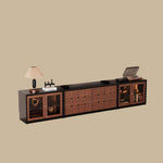 Load image into Gallery viewer, Modular Wooden TV Stand Set Optional Combination Media Console with Storage Cabinets
