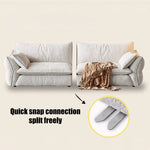 Load image into Gallery viewer, Modern Cloud Chenille Loveseat Removable Cover Deep Seat Sofa Pet Friendly
