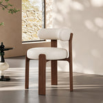 Load image into Gallery viewer, Set of 2 Modern Sculptural Dining Chair Upholstered Seat Minimalist Accent Chair with Metal Frame
