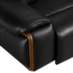Load image into Gallery viewer, 123.2'' Modern Power Reclining Leather Sofa Remote Control Adjustable Deep Seat Lounge Couch
