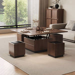 Load image into Gallery viewer, Modern Lift-Top Multifunctional Coffee Table with Storage &amp; Dining Function
