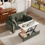Load image into Gallery viewer, Modern Smart Sofa Bed with Built-in Electric Lift Coffee Table and Storage
