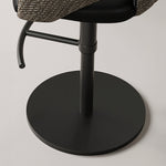 Load image into Gallery viewer, Modern Adjustable Swivel Bar Stool Faux Leather Seat Woven Back Counter Height Bar Chair with Metal Base 1 Piece
