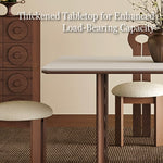 Load image into Gallery viewer, 62.9'' Dining Table Modern Design Elegant Appearance Spacious Surface for Dining and Gathering
