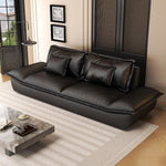 Load image into Gallery viewer, Modern Low-Profile Cat-Scratch Leather Sofa
