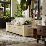 Load image into Gallery viewer, 83'' 3-Seater Pull-Out Sleeper Sofa with Storage &amp; USB Port
