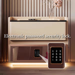 Load image into Gallery viewer, Smart Leather Nightstand with LED Ambience Light Wireless Charging Bluetooth Speaker and Digital Password Lock
