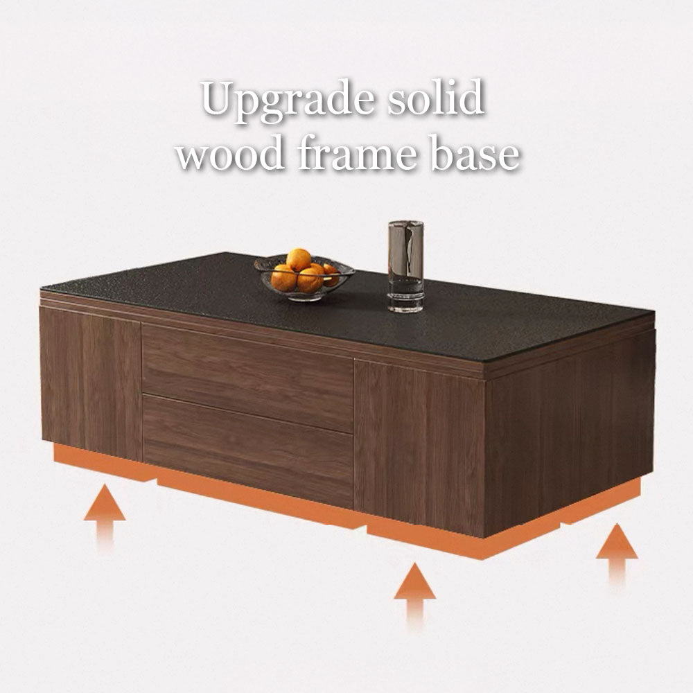 Modern Lift-Top Multifunctional Coffee Table with Storage & Dining Function