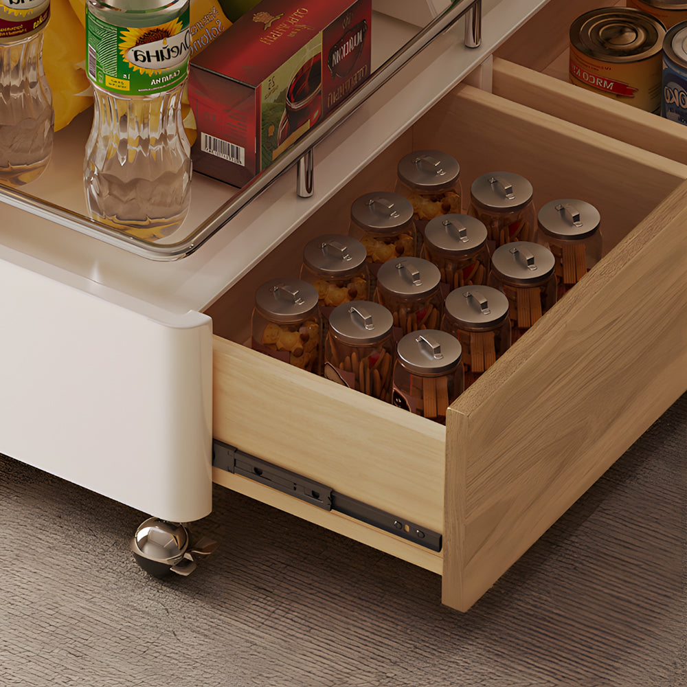 Modern Multi-Functional Coffee Table with Foldable Lift-Top Rotatable & Extendable Design