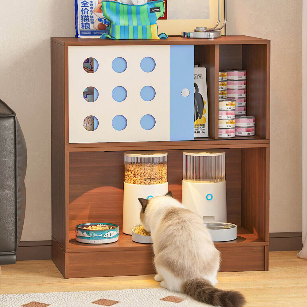 Modern Modular Storage Cabinet Pet Friendly Sideboard Multi Functional Cabinet