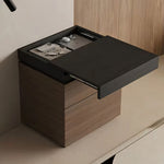Load image into Gallery viewer, Modern Wooden Nightstand with 3 Drawers Minimalist Bedside Table Large Storage Design
