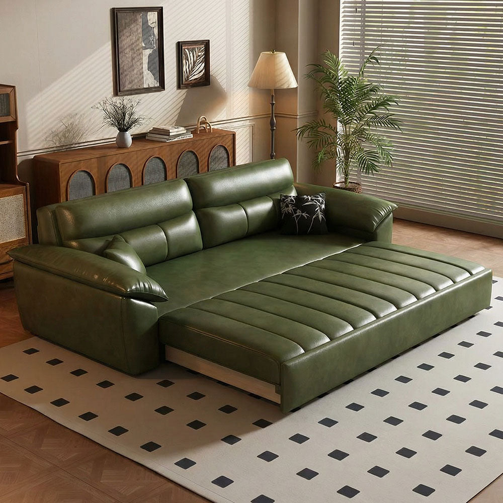 89.7'' Cat Scratch-Resistant Sofa Bed Hidden Storage Convertible Design Durable Comfort