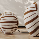 Load image into Gallery viewer, Modern Sculptural Striped Accent Chair Artistic Lounge Chair
