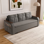 Load image into Gallery viewer, 83'' Modern Convertible Sofa Bed with Storage Contemporary Upholstered Sleeper Sofa
