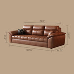 Load image into Gallery viewer, 89.7'' Cat Scratch-Resistant Sofa Bed Hidden Storage Convertible Design Durable Comfort
