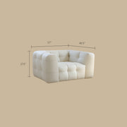 Modern Tufted Upholstered Sofa – Multiple Sizes Available