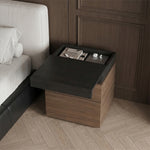 Load image into Gallery viewer, Modern Wooden Nightstand with 3 Drawers Minimalist Bedside Table Large Storage Design
