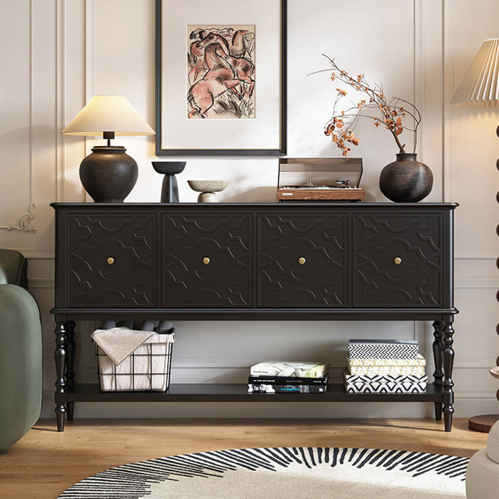 Retro Traditional Storage Sideboard Buffet for Home Entry