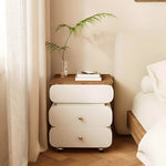 Load image into Gallery viewer, Convertible Vanity Desk with LED Mirror Transforms into Nightstand Height Adjustable Makeup Table with Storage Drawers
