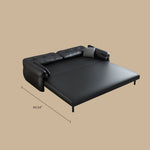 Load image into Gallery viewer, Modern Faux Leather Sofa Bed Convertible Sleeper Sofa Minimalist Folding Couch for Living Room
