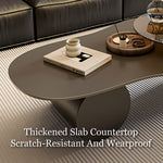 Load image into Gallery viewer, Modern Irregular Coffee Table Set Cloud-Shaped with Glass Accent Top Sculptural Base for Contemporary Living Rooms
