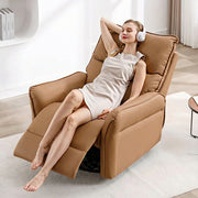 Electric Power Recliner Chair with Rocking & Swivel Function Modern Comfort Lounge Chair