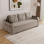 Load image into Gallery viewer, 83'' Modern Convertible Sofa Bed with Storage Contemporary Upholstered Sleeper Sofa
