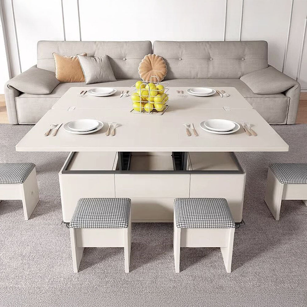 Multifunctional Lift-Top Coffee Table 2-in-1 Dining and Work Desk for Small Spaces