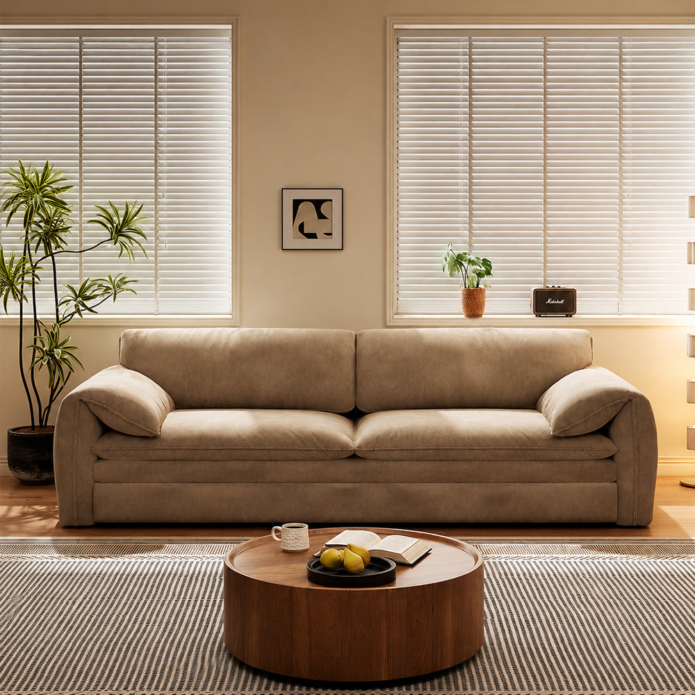 Modern Upholstered Convertible Sofa Bed for Living Room and Guest Use