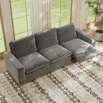Load image into Gallery viewer, 115.35'' CloudLuxe Power Reclining 3-Seat Sofa Linen Fabric Cloud Comfort
