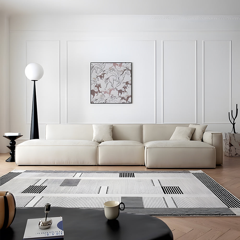 Modern Modular Washable Fabric Sectional Sofa