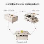 Load image into Gallery viewer, Multifunctional Lift-Top Coffee Table 2-in-1 Dining and Work Desk for Small Spaces
